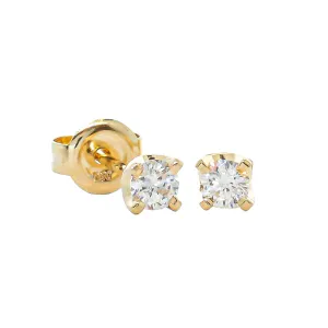 18ct Yellow Gold .25ct Diamond Studs