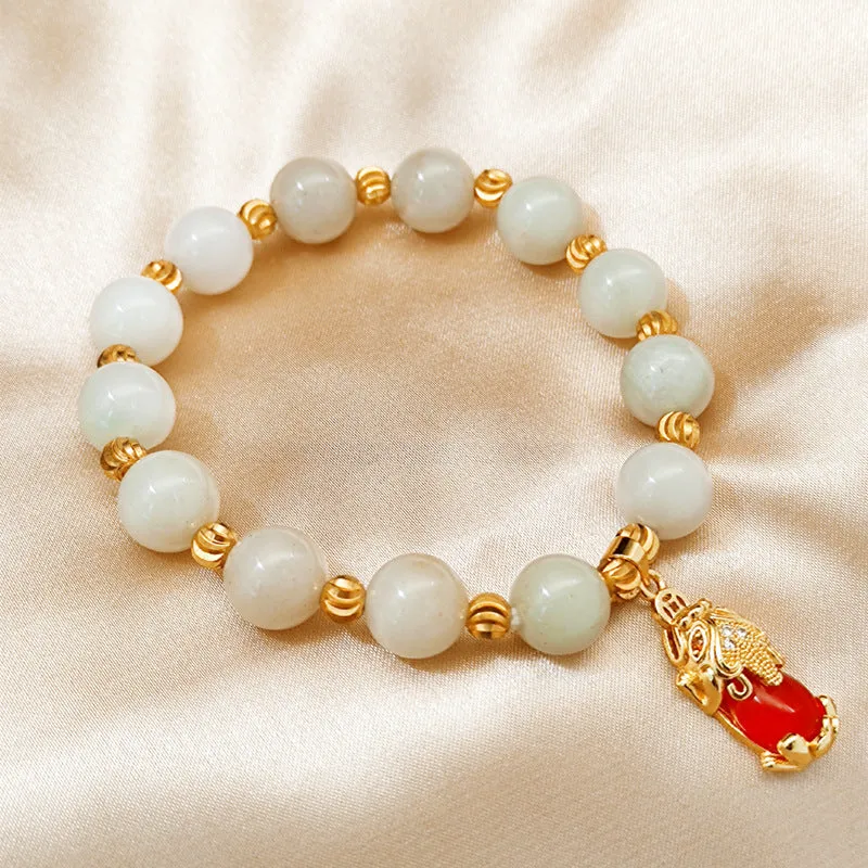 18K Gold Plated Beaded Bracelet