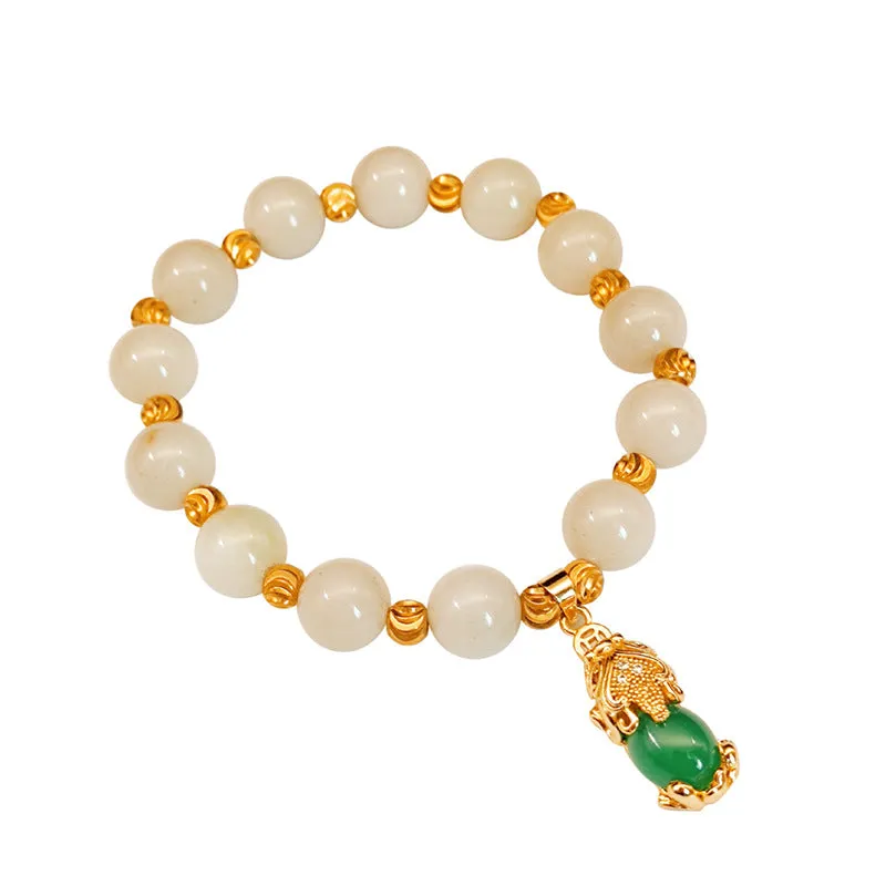 18K Gold Plated Beaded Bracelet