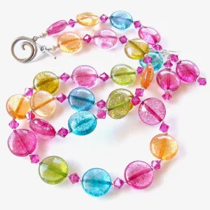 Aberdeen: Colorful Necklace Set of Quartz Gemstones