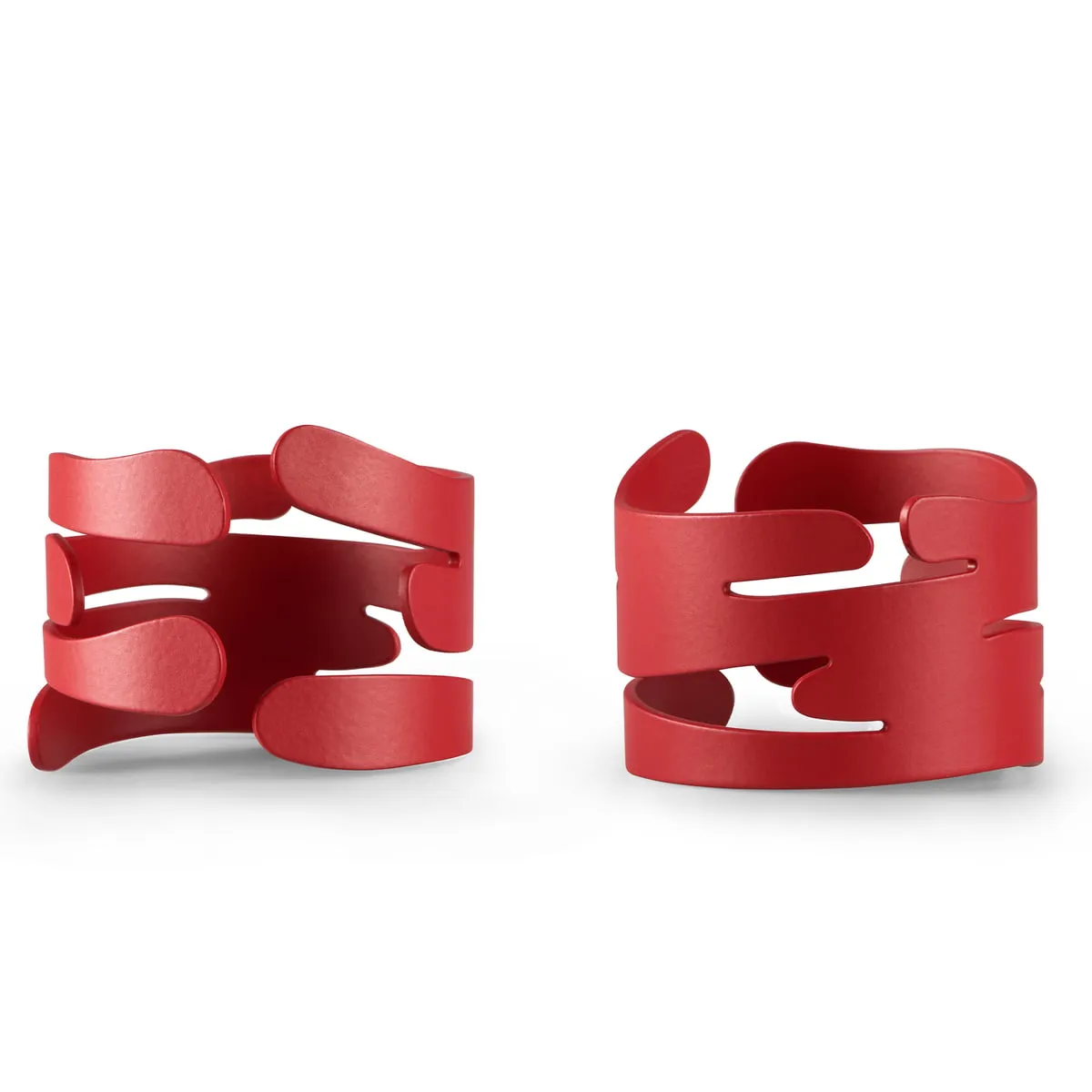 Alessi Barkring Napkin Ring Holder Set/2