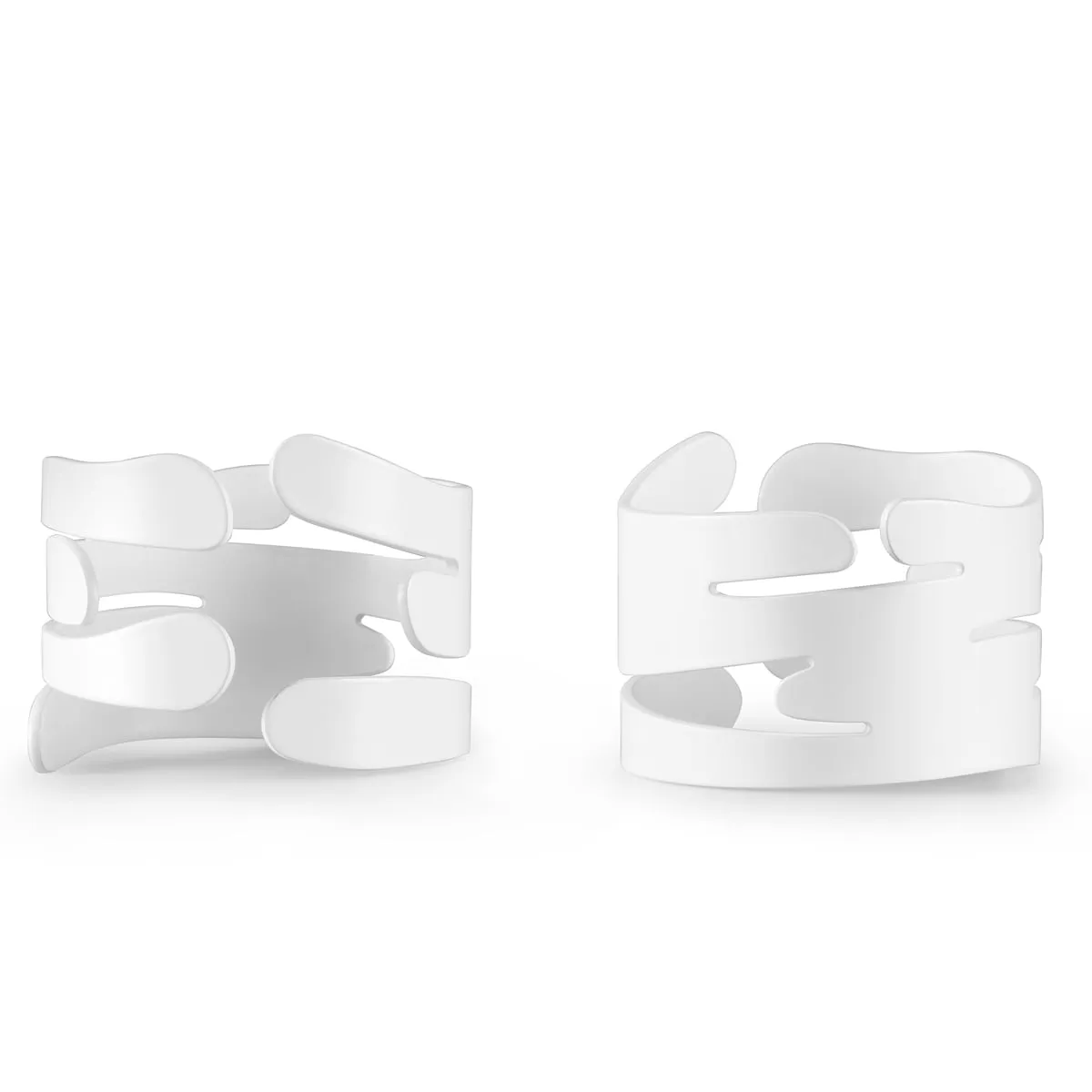 Alessi Barkring Napkin Ring Holder Set/2