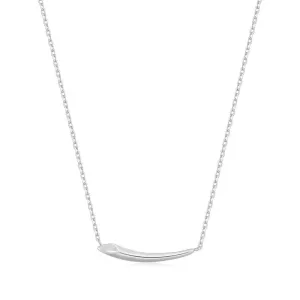 Ania Haie Silver Arrow Bar Necklace