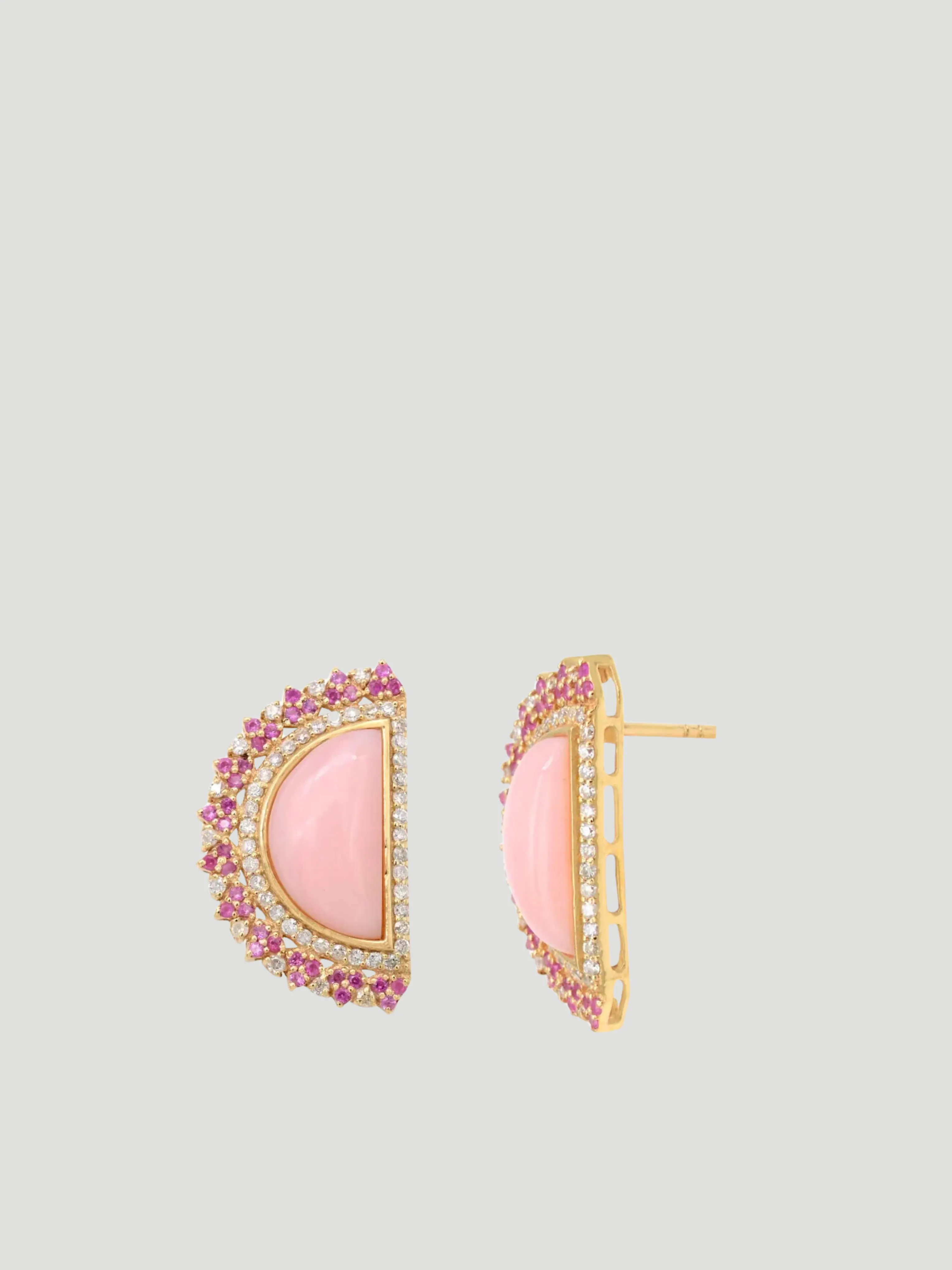 Blush Dome Earrings