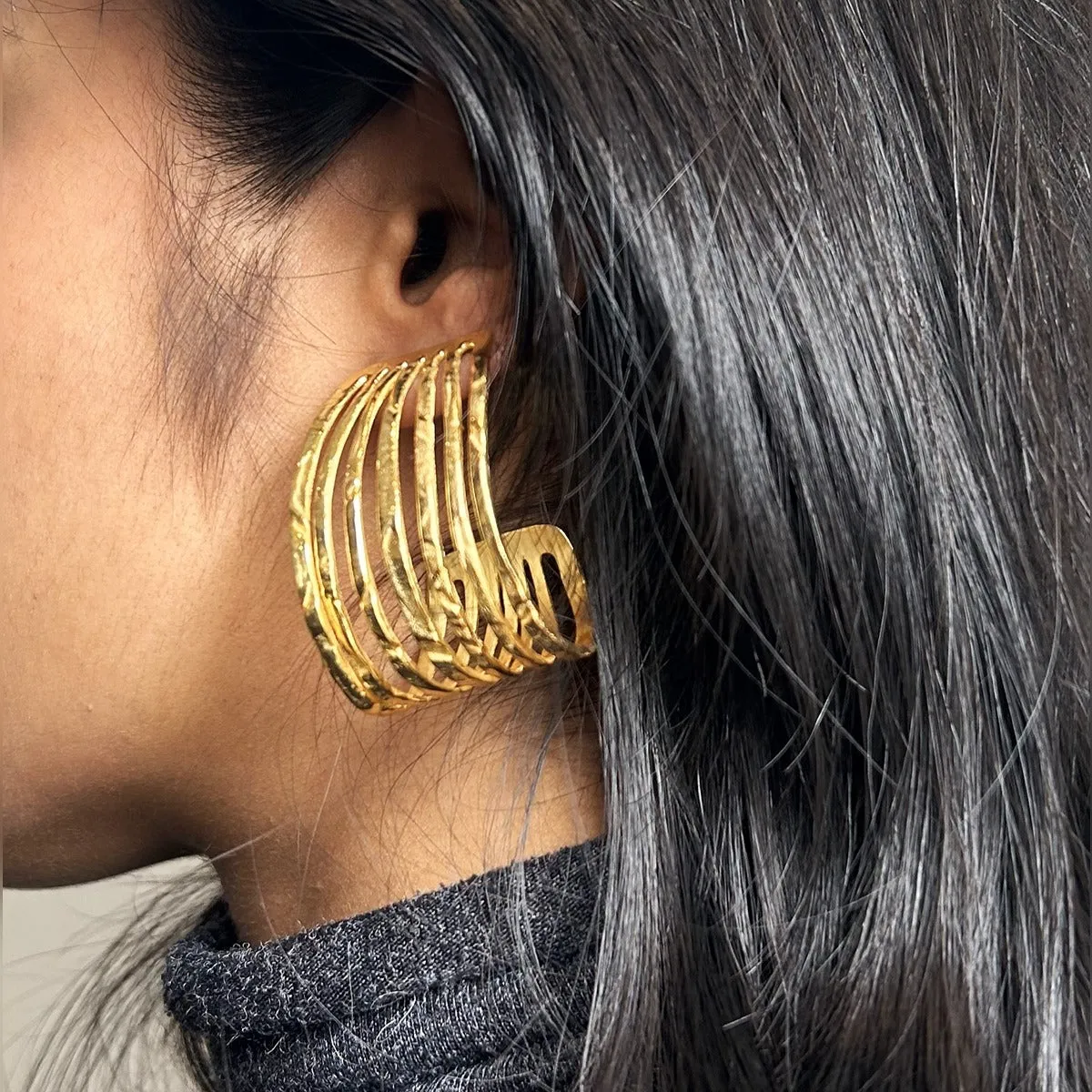 Bold Bash Statement Hoop Earrings