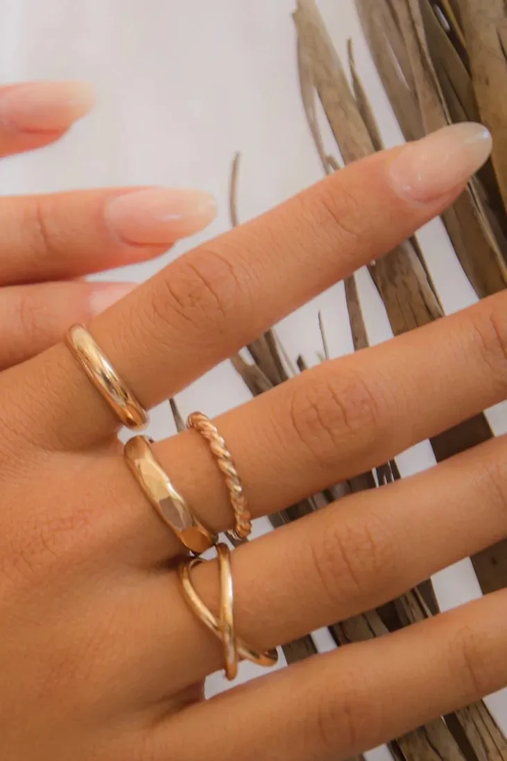 Bold Rope Ring ~ Gold Filled