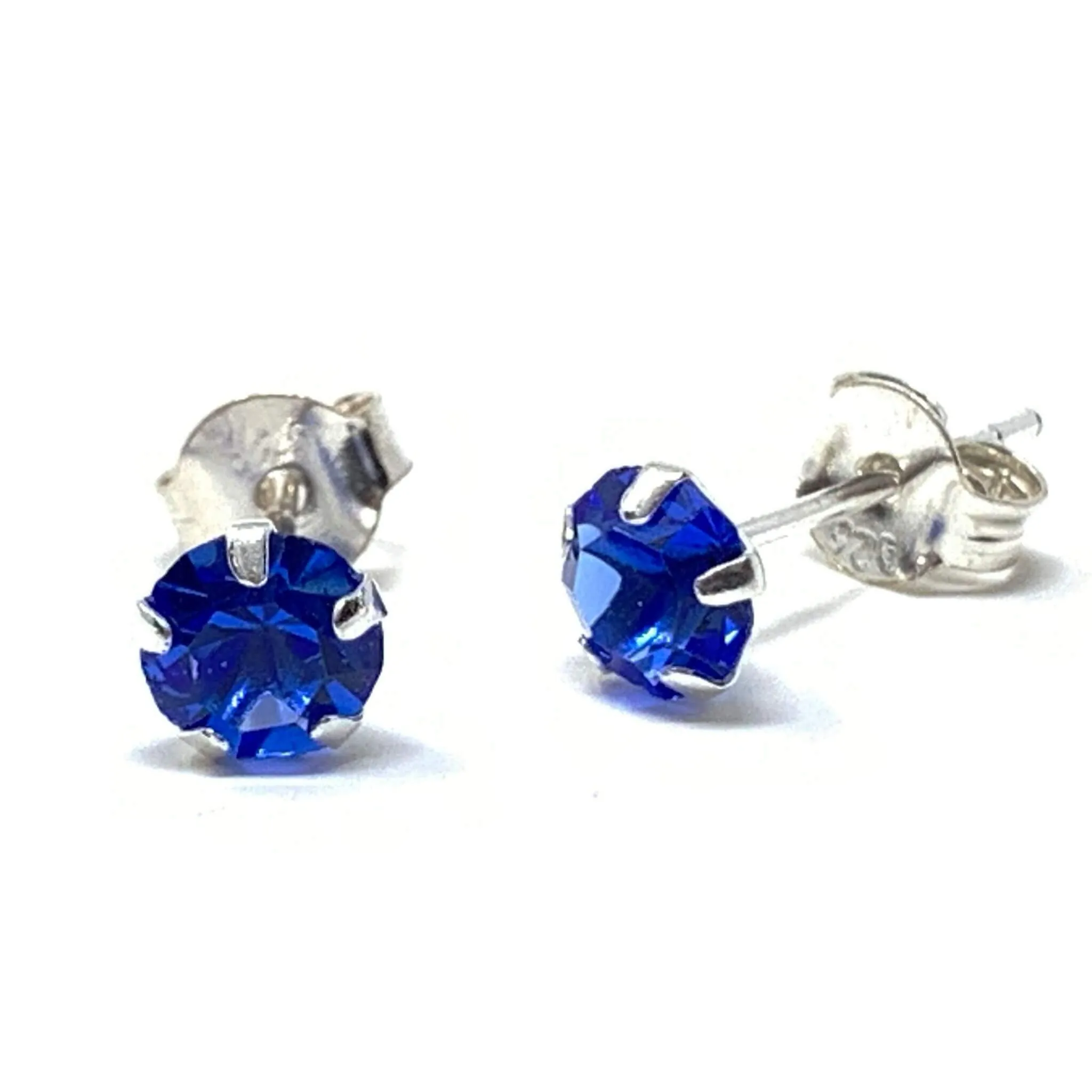 Cublic Zirconia Sterling Silver Stud Earrings