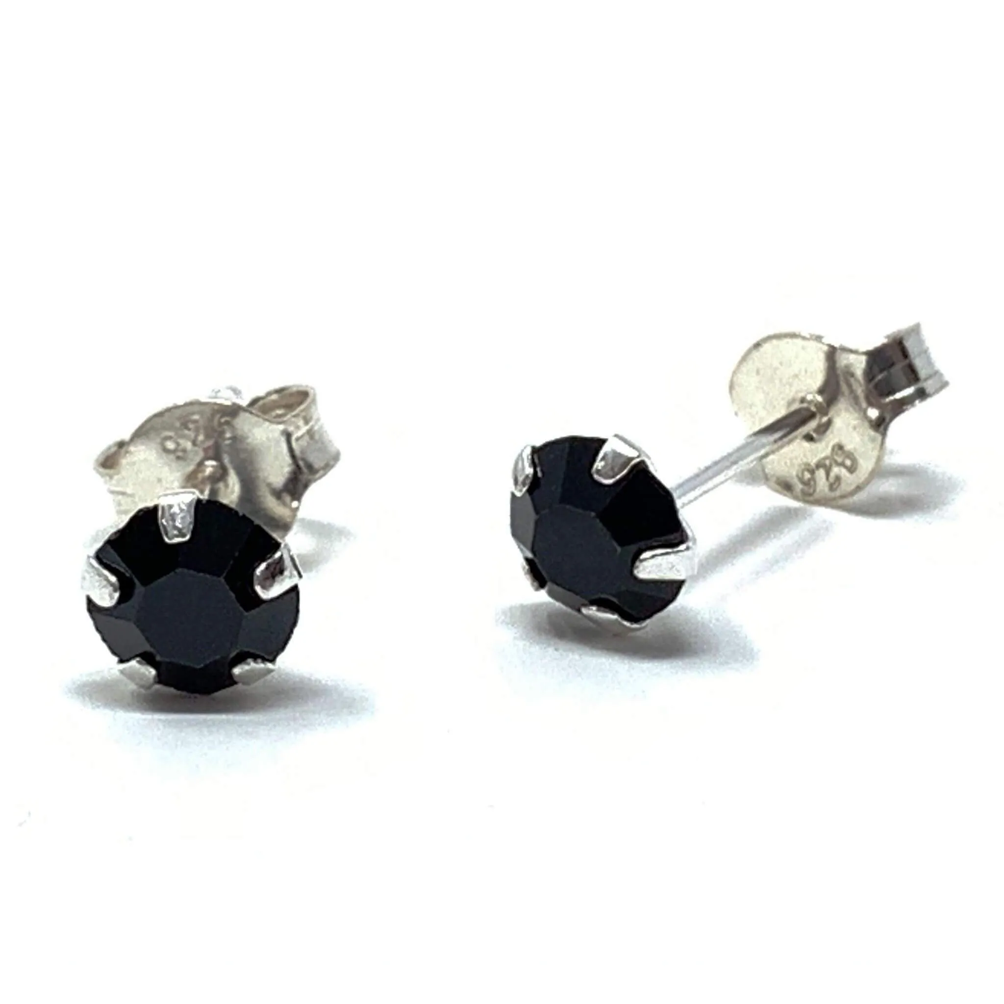 Cublic Zirconia Sterling Silver Stud Earrings