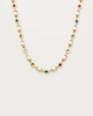 Daisy Pearl Necklace