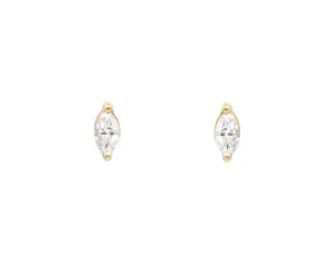 Diamond Marquise Studs (Ready to Ship)