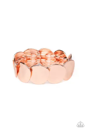 Disc Disco Copper-Bracelet