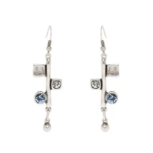 Double Crystal Earrings