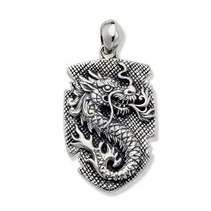 Dragon Design Dog Tag Pendant