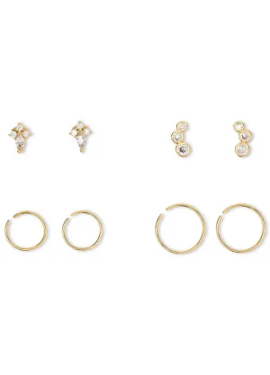 Earring Multi Pack - Gold