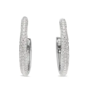 Etincelle de Cartier Hoop earrings, Medium - 18ct White Gold