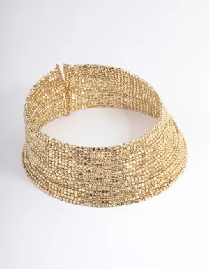 Gold Wide Choker