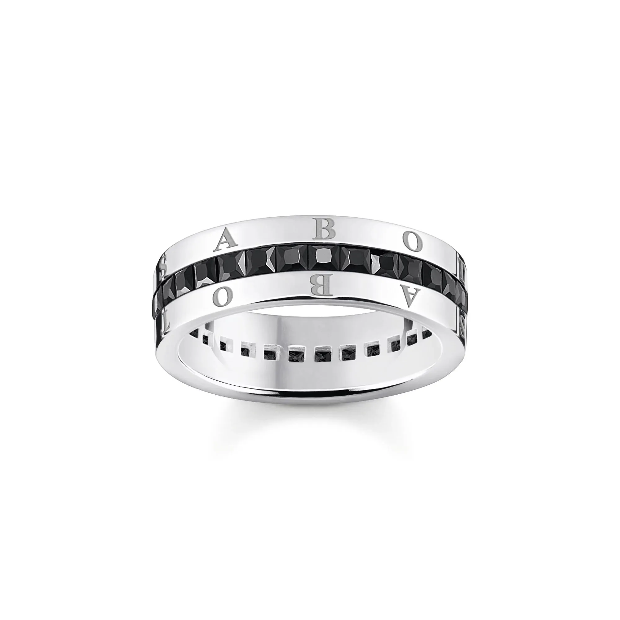 Heritage Black Wide Band Ring