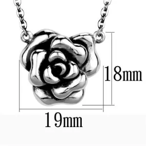 High polished (no plating) Stainless Steel Necklace with No Stone for Women Style TK1932