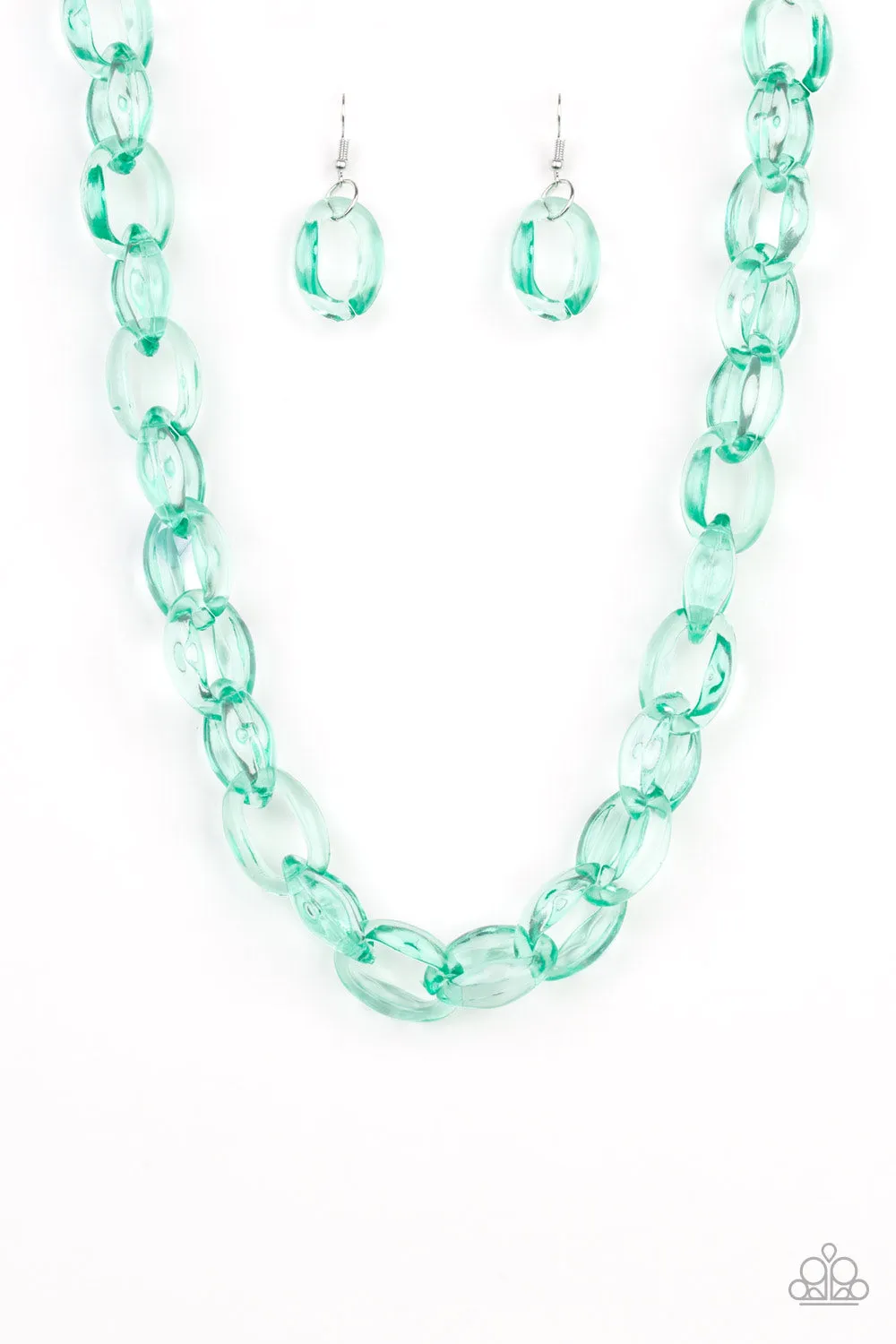 Ice Queen Green-Necklace