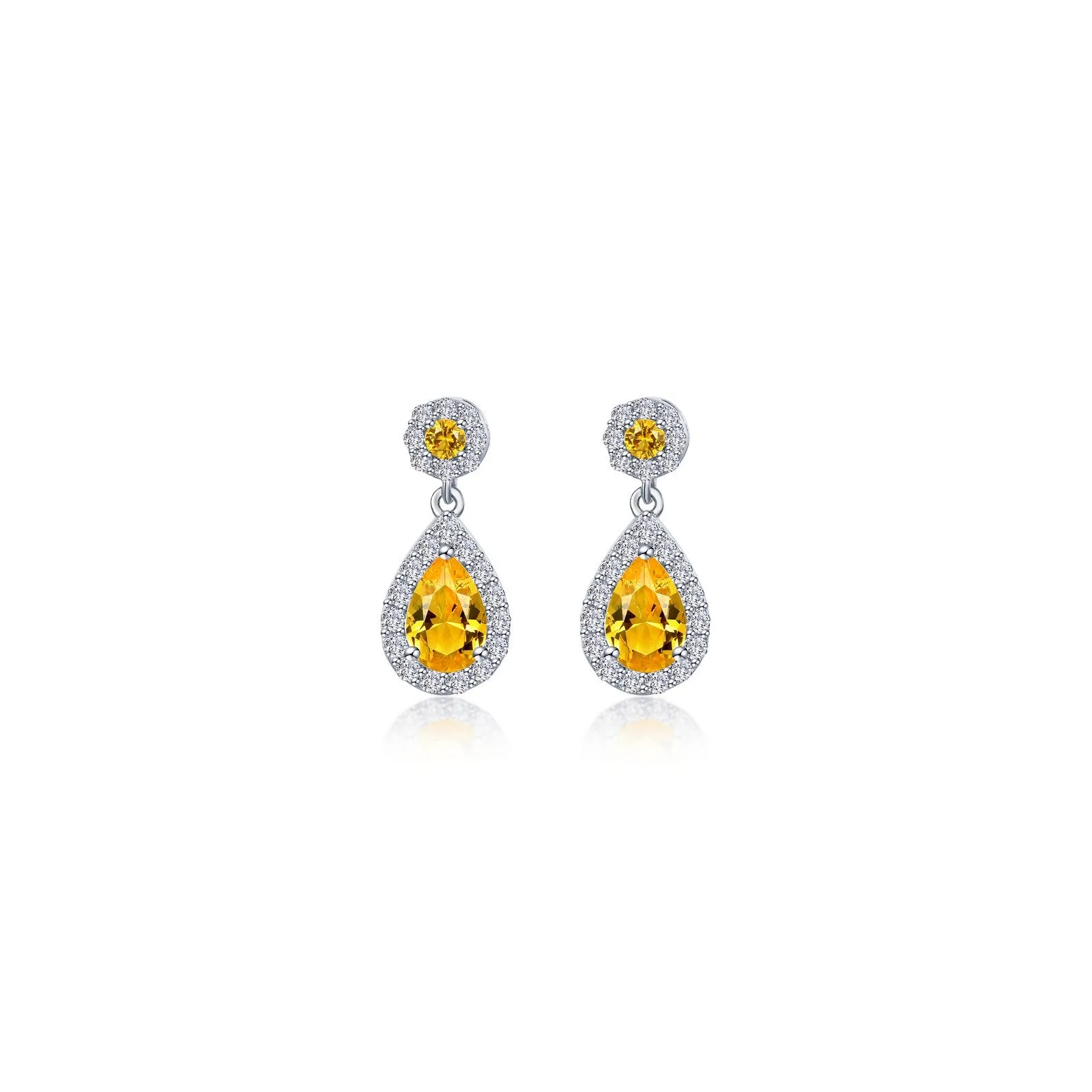 Lafonn Classic Citrine Earring E0590CAP00