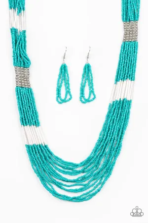 Let It BEAD Blue-Necklace