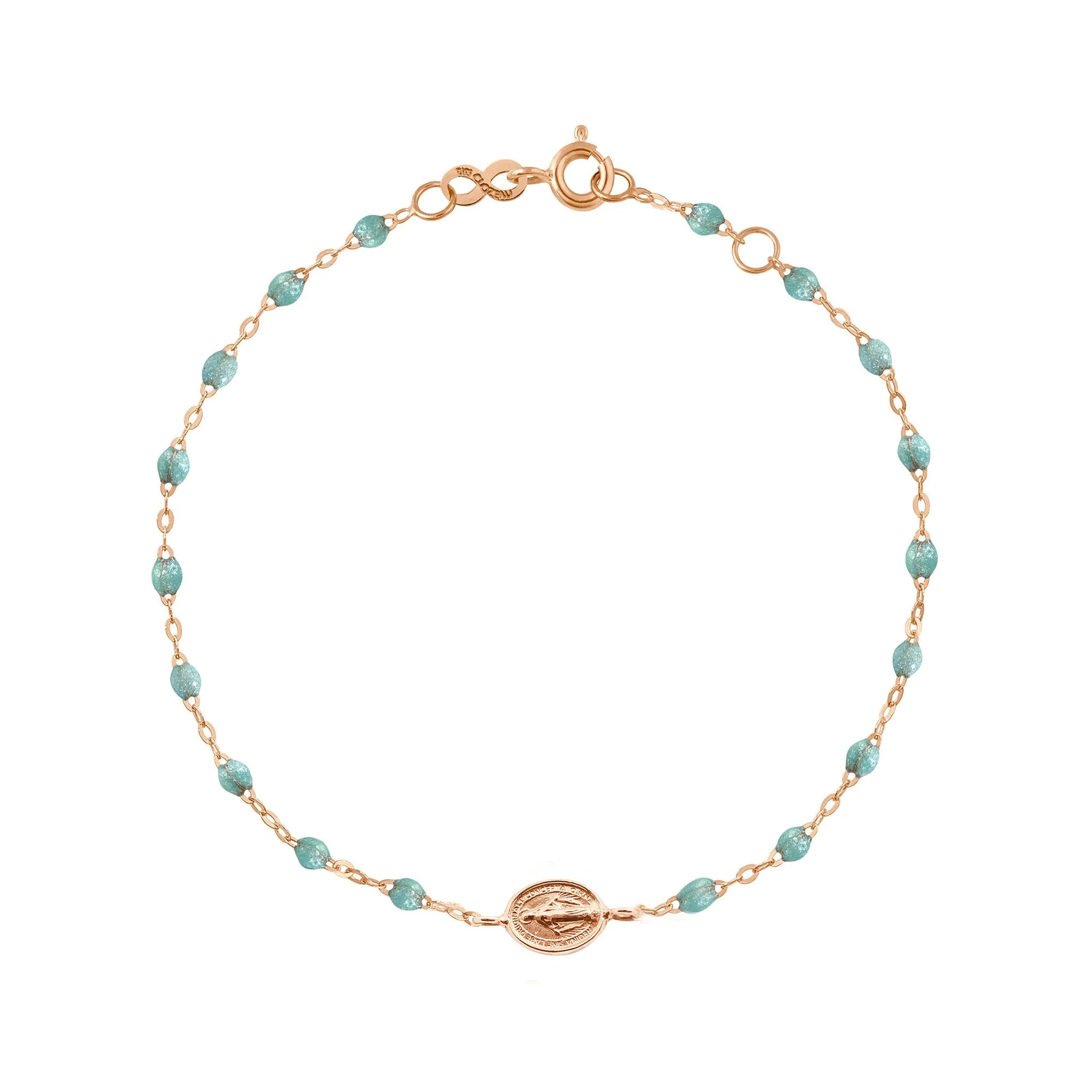 Madone Charm Classic Gigi Iceberg bracelet, Rose Gold, 6.7"