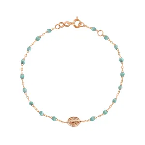 Madone Charm Classic Gigi Iceberg bracelet, Rose Gold, 6.7"