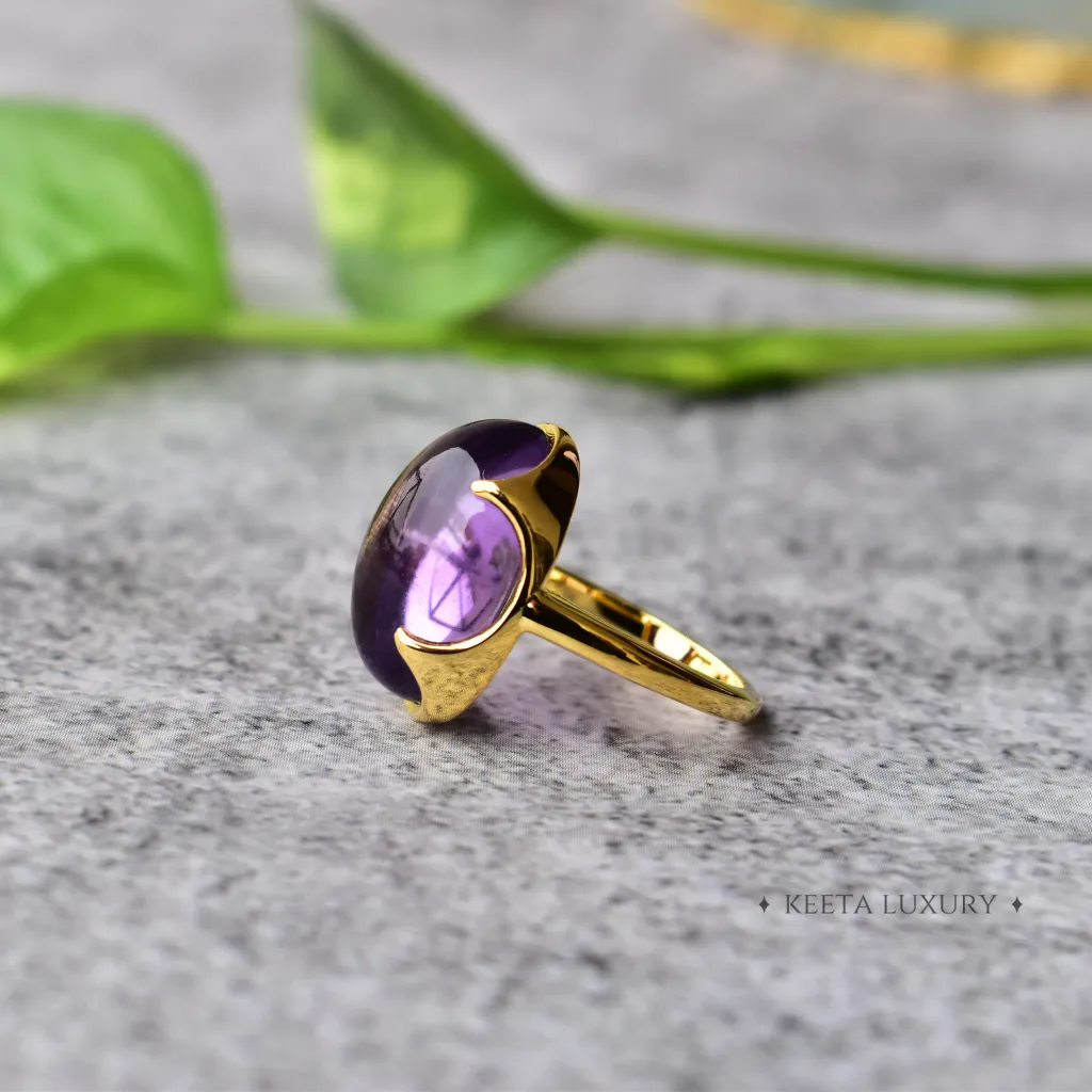 Majestic Monarch - Amethyst Ring