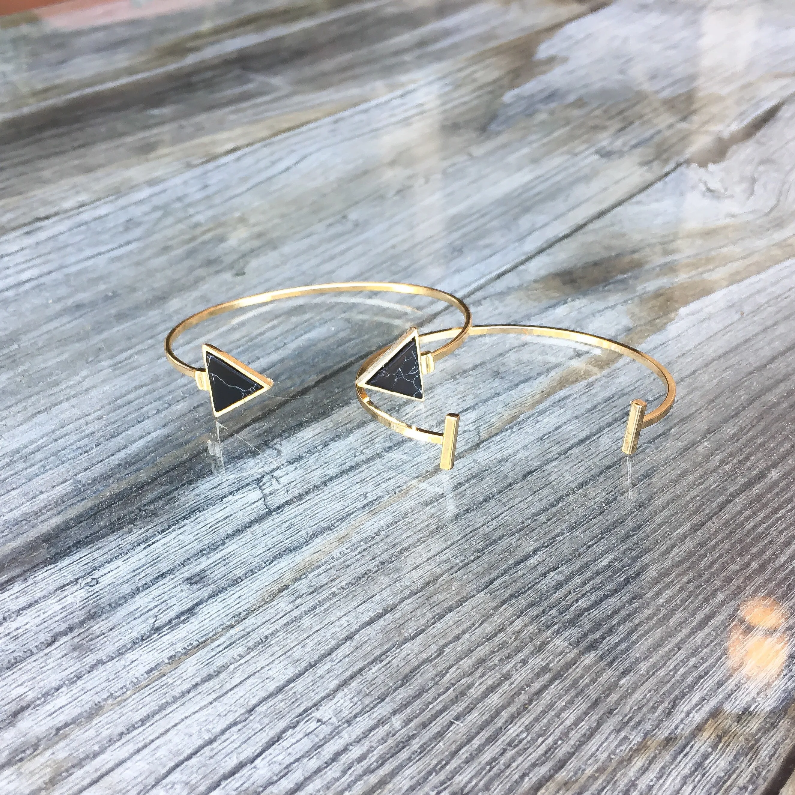 Marble Triangle Bracelet - LAST CHANCE / FINAL SALE