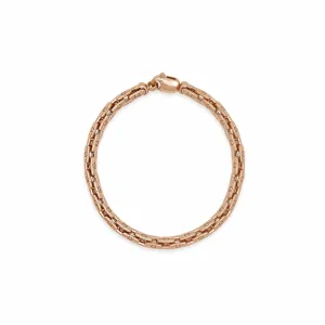 Men's Anchor Bracelet in Rose Gold