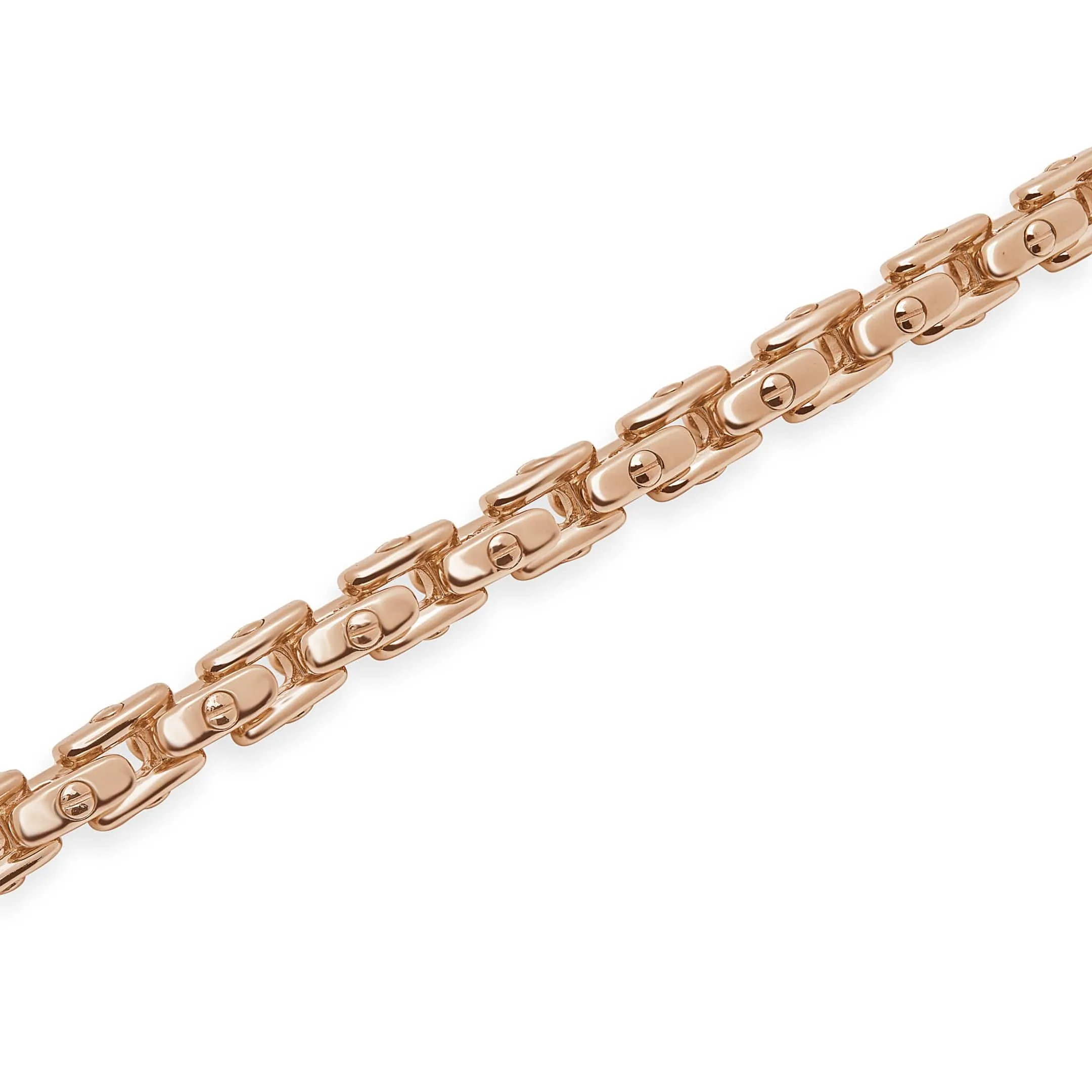 Men's Anchor Bracelet in Rose Gold