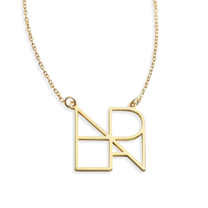 Minimalist Monogram Name Necklace