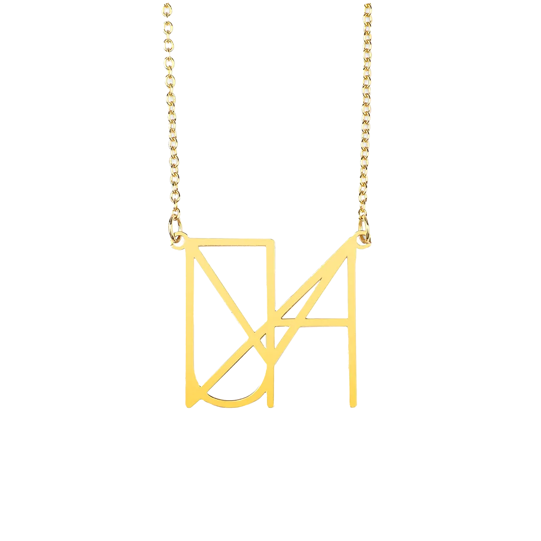 Minimalist Monogram Name Necklace