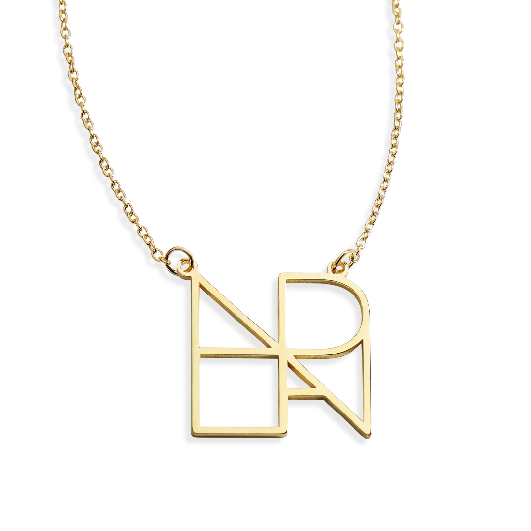 Minimalist Monogram Name Necklace