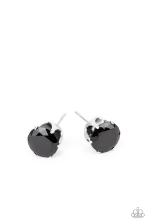 Modest Motivation Black-Earrings