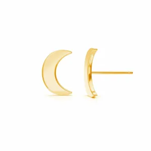 Moyen Solid Moon Studs