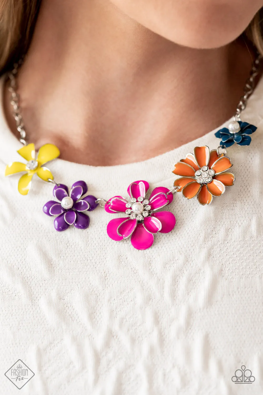 Necklace Floral Reverie - Multi SET P2