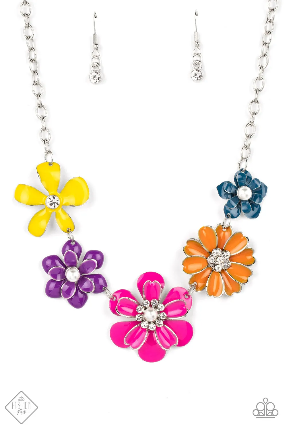 Necklace Floral Reverie - Multi SET P2