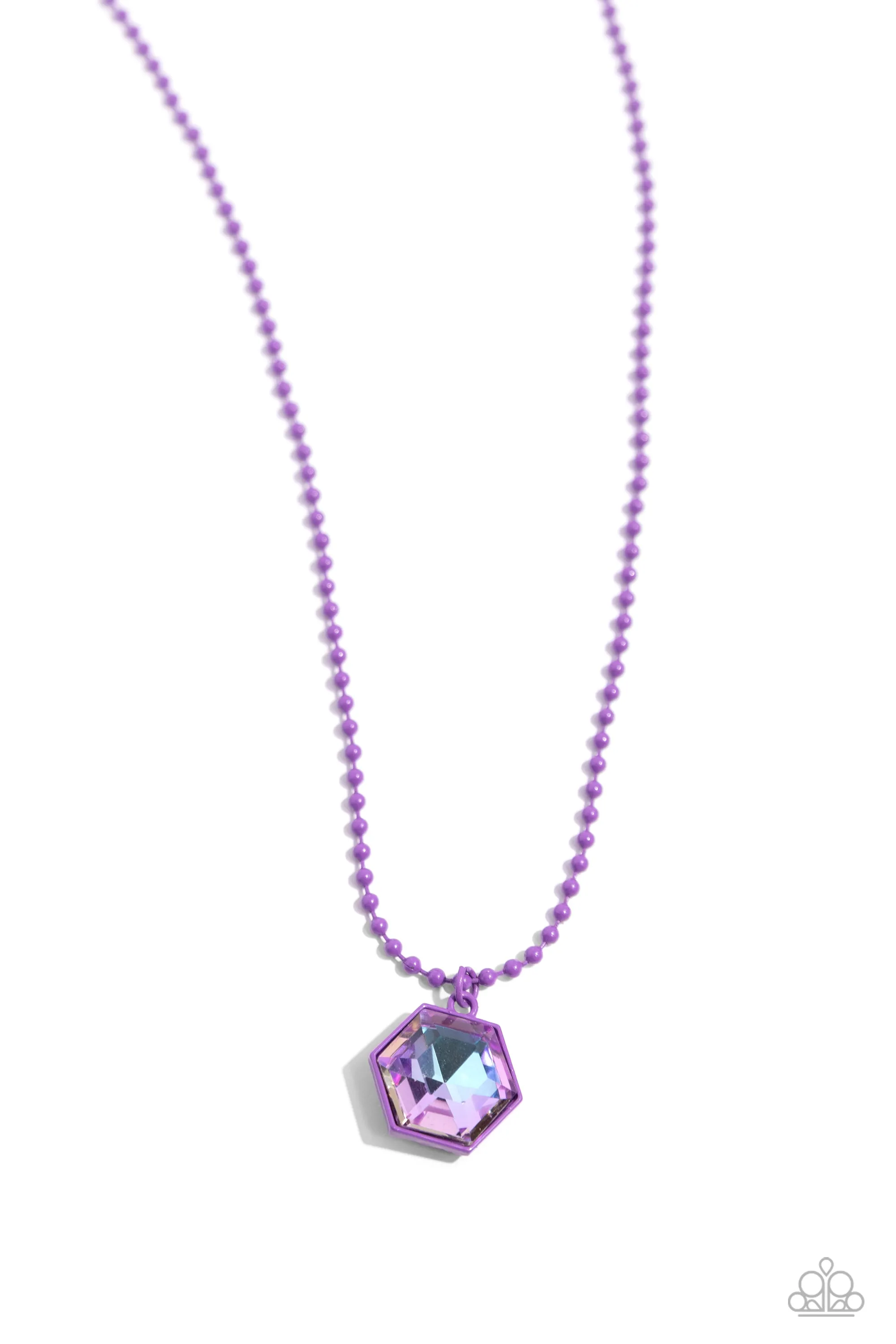 Necklaces Sprinkle of Simplicity - Purple N182