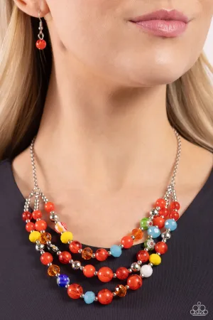 Necklaces Summer Scope - Red N2191