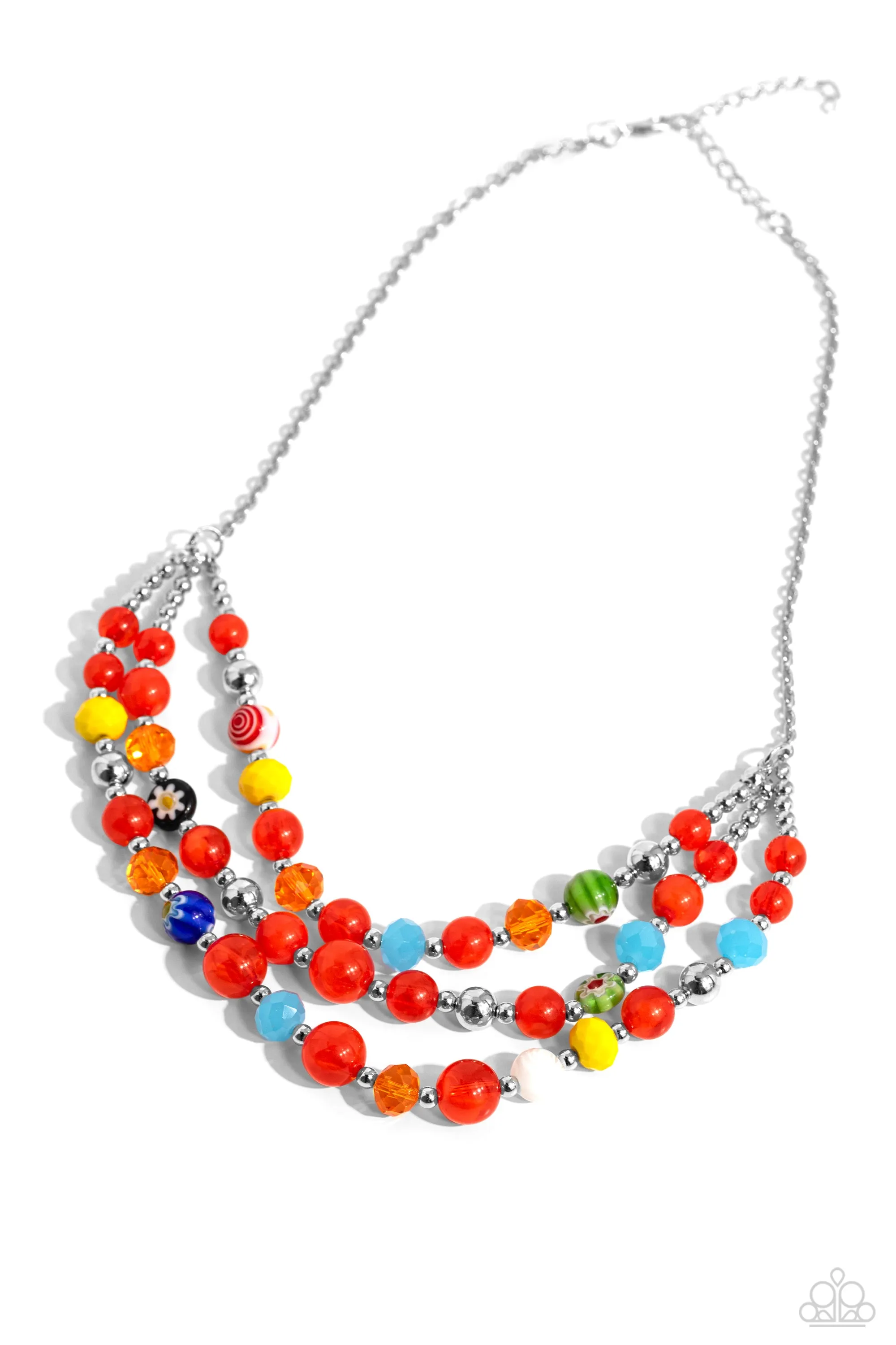 Necklaces Summer Scope - Red N2191