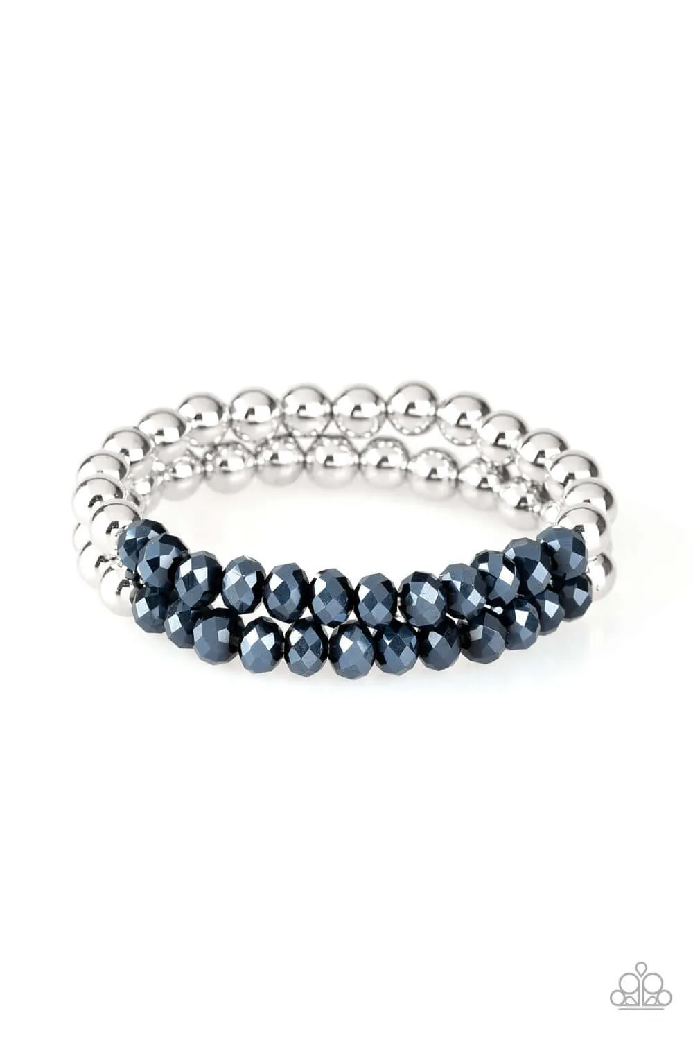 Paparazzi Accessories  - Chroma Color #B11 Peg - Blue Bracelet