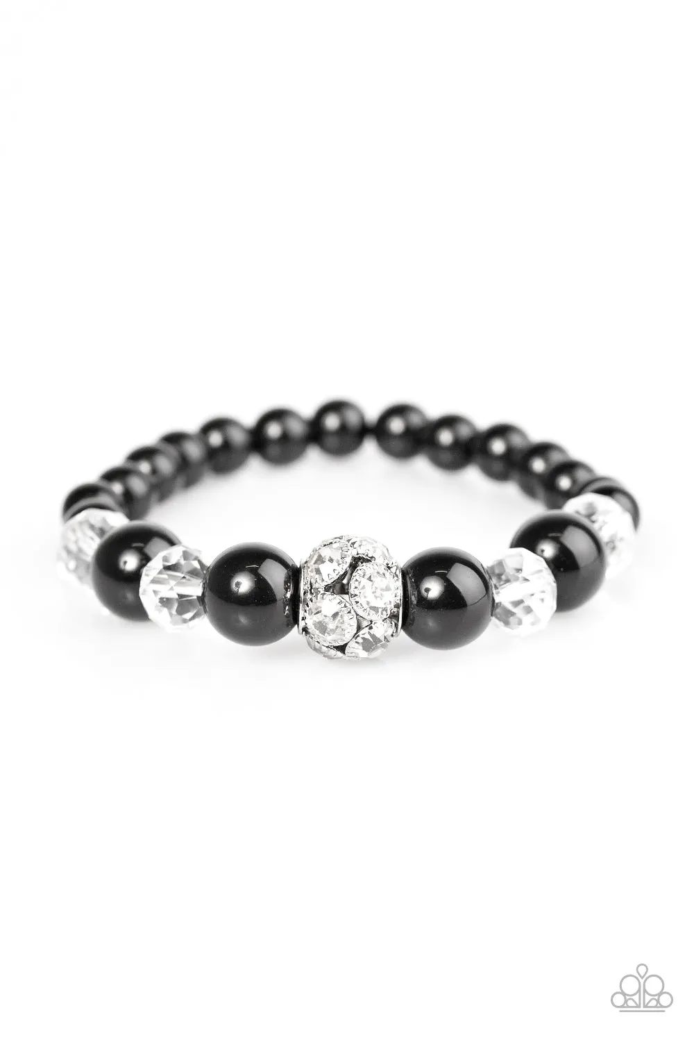 Paparazzi Accessories  - Lets Get Hitched! #B443 Peg - Black Bracelet