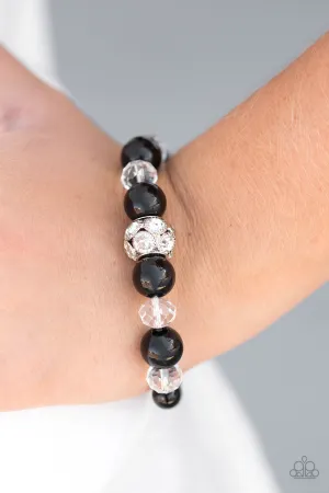 Paparazzi Accessories  - Lets Get Hitched! #B443 Peg - Black Bracelet