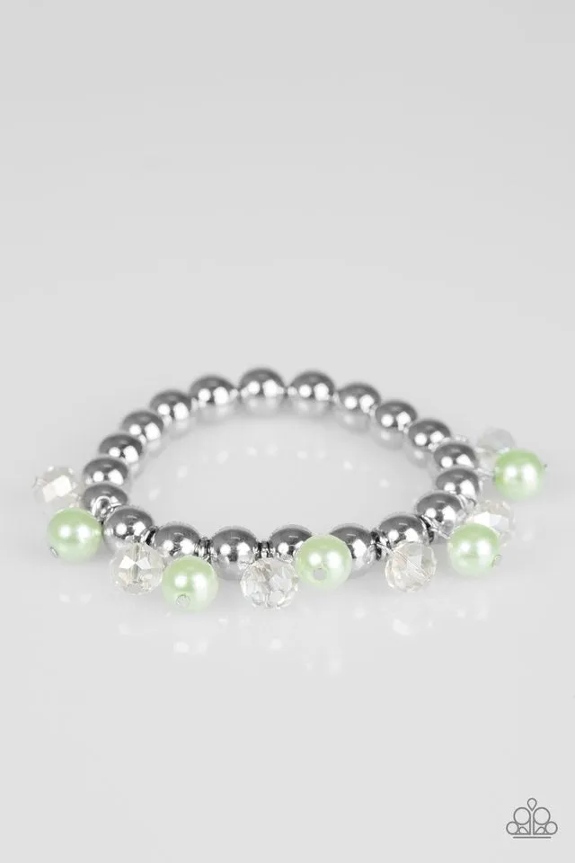 Paparazzi Accessories - Once In A Millennium Set #N91 Peg - Green Bracelet