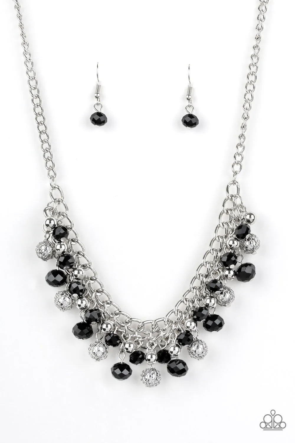 Party Spree - Black Necklace - Paparazzi Accessories