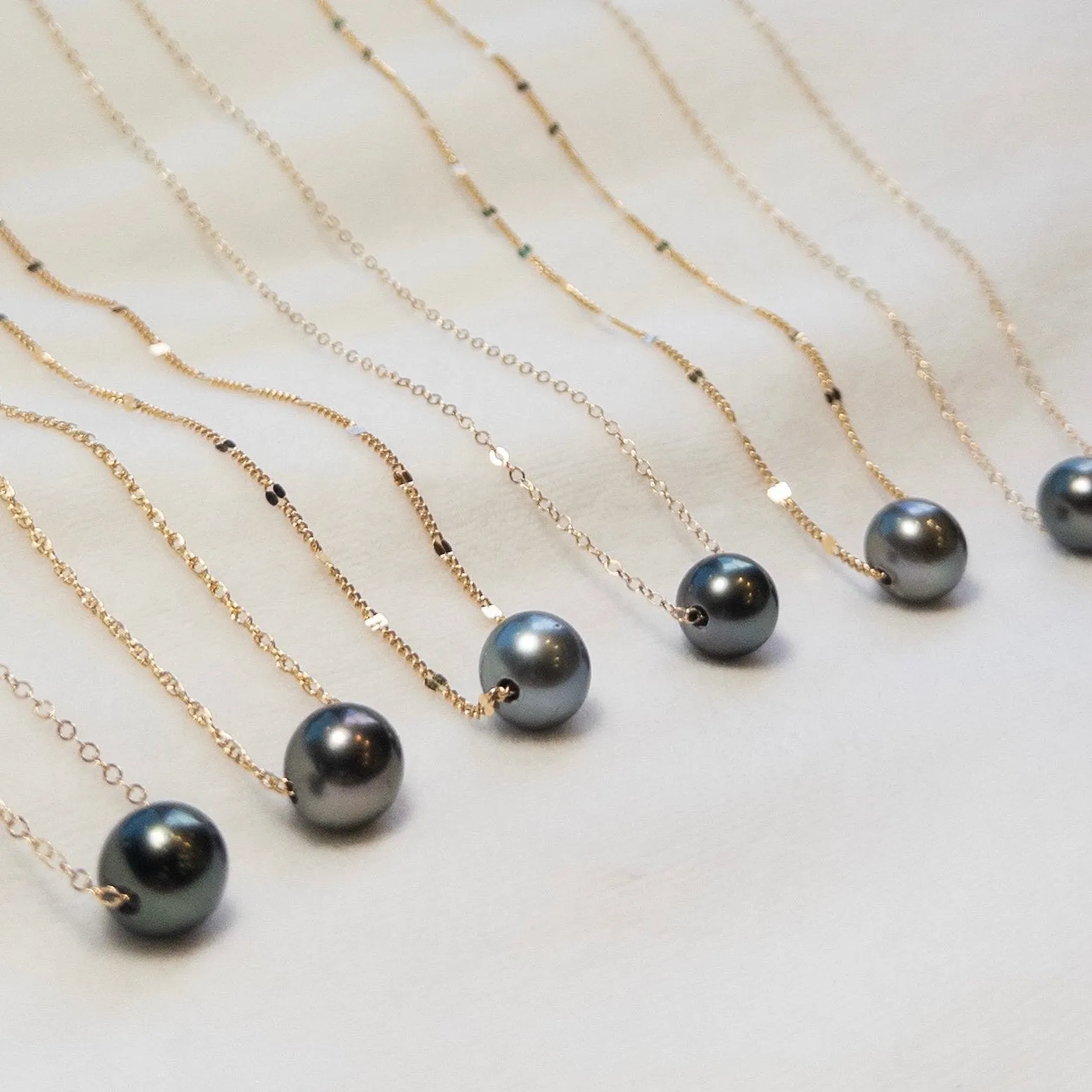 Pearl Float Necklace