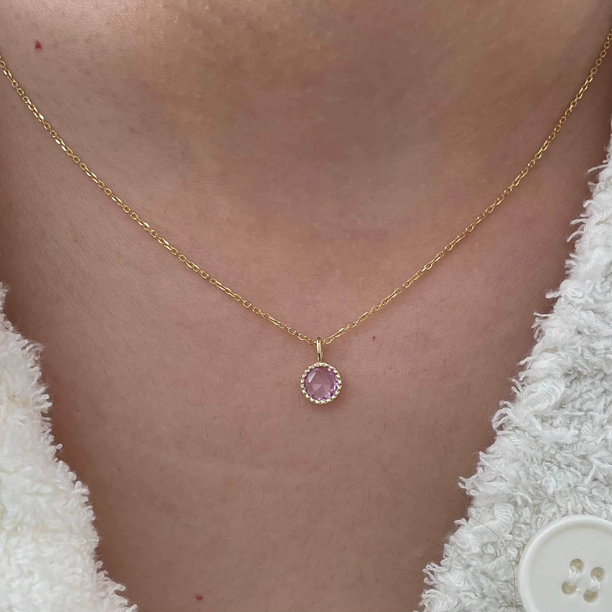 Pink Sapphire Aria Necklace