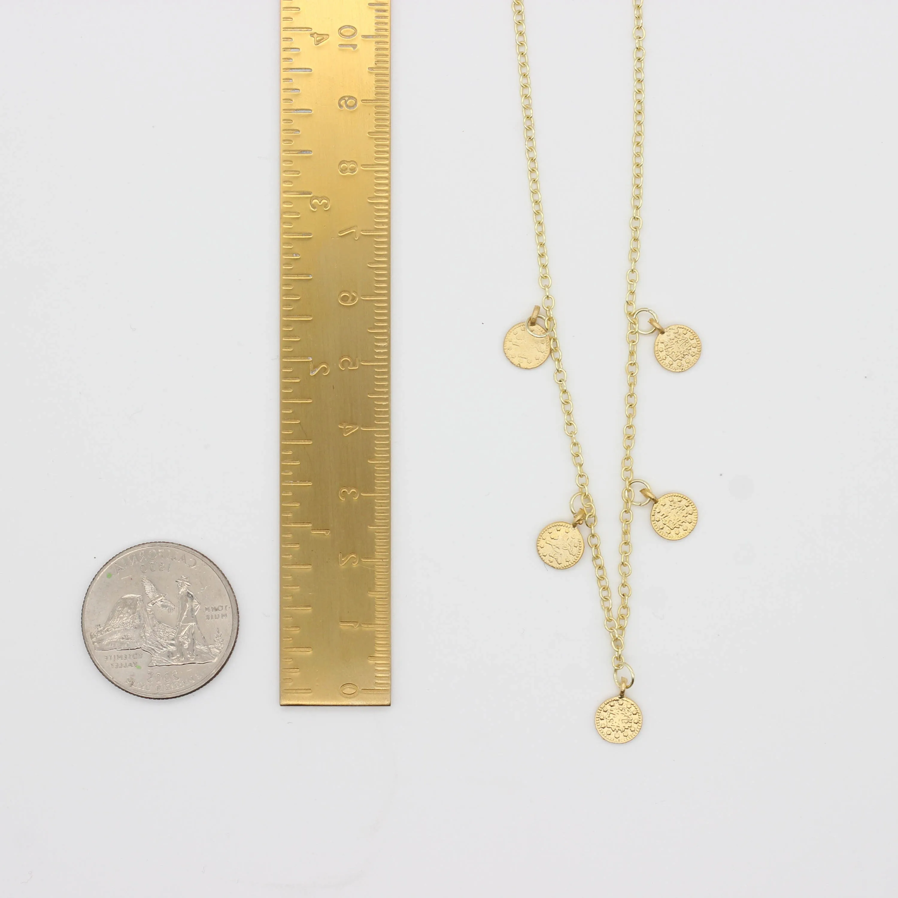 "L'Or" Mini Coin Necklace