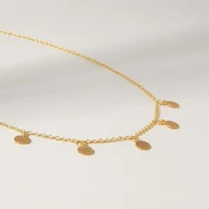 "L'Or" Mini Coin Necklace